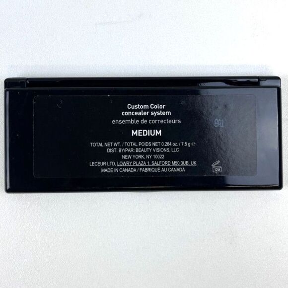 Mally Custom Color Concealer System Palette Cream/Powder Make Up Face Medium NEW - Picture 2 of 3